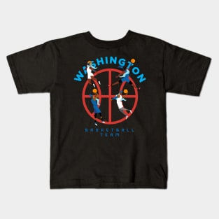Washington Wizards DC Basketball team Kids T-Shirt